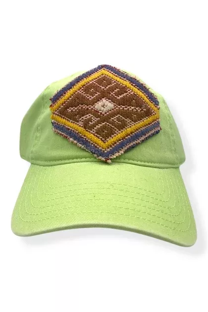 Kilim Baseball Hat - Lime 11
