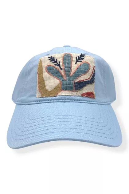 Kilim Baseball Hat - Pale Blue 26