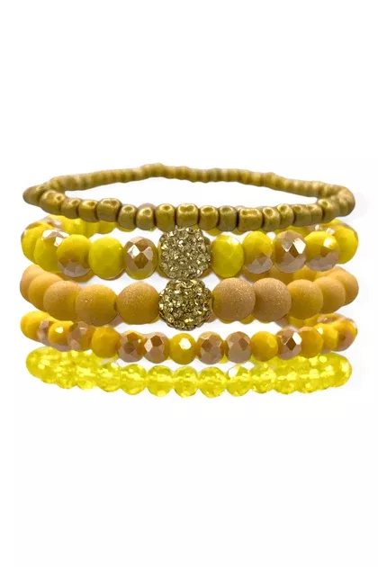 Moving Ahead Beaded Bracelet Set *Final Sale*