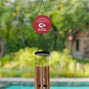 NFL Kansas City Chiefs Personalized Wind Chimes